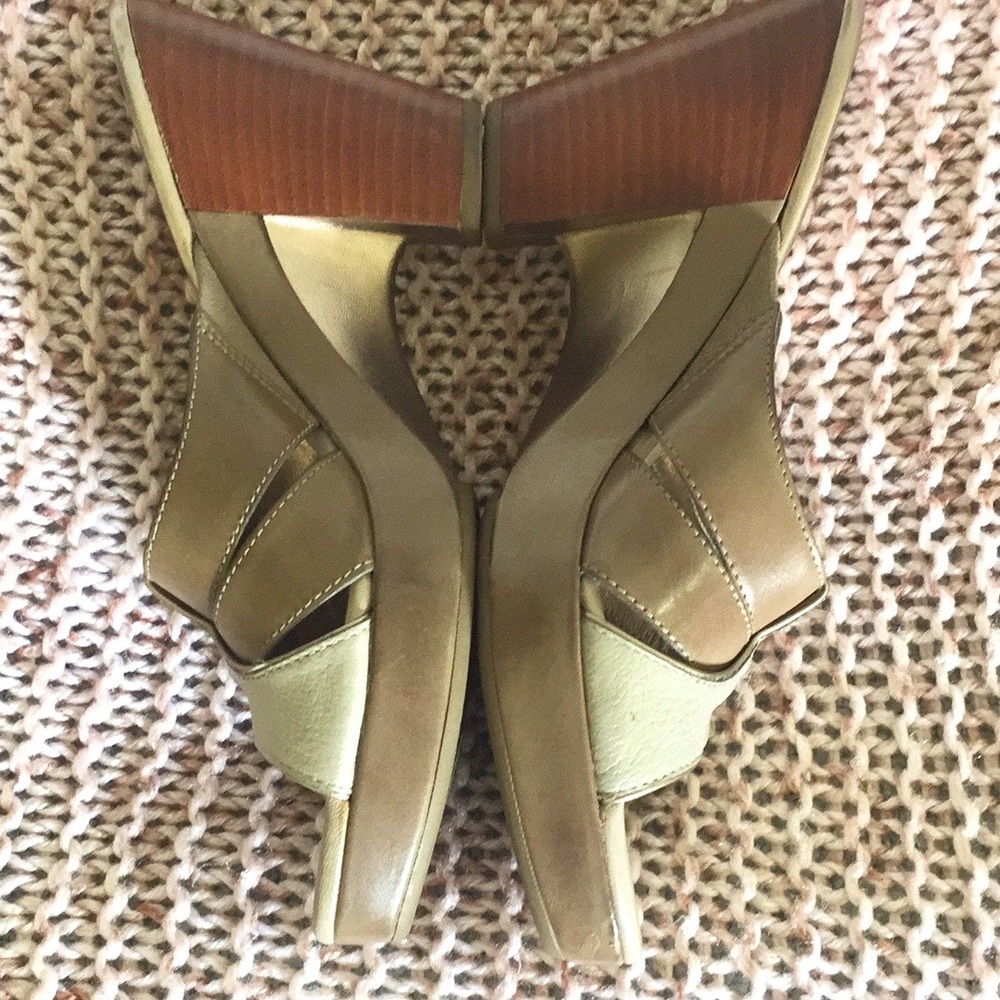 Cole Haan Leather Platform Sandals - Picture 9 of 16